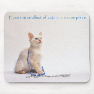 The Smallest of Cats Mouse Pad: Farrah Pad