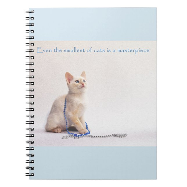 The Smallest of Cats Notebook: Farrah Notebook (Front)