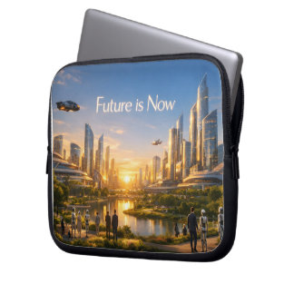 The Smart City of the Future Laptop Sleeve