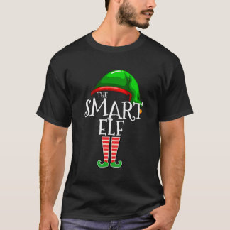 The Smart Elf Family Matching Group Christmas Gift T-Shirt