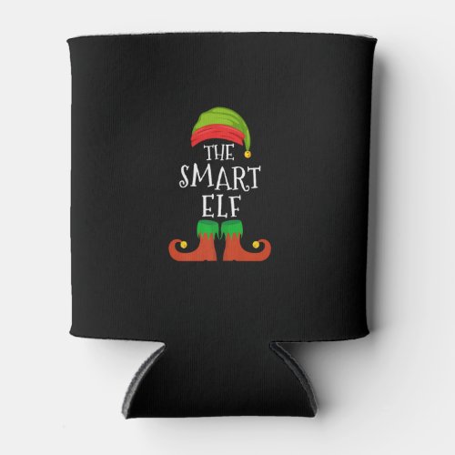The Smart Elf Group Matching Family Christmas Holi Can Cooler