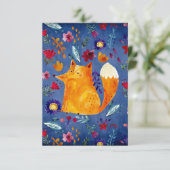 The Smart Fox in Flower Garden (Standing Front)