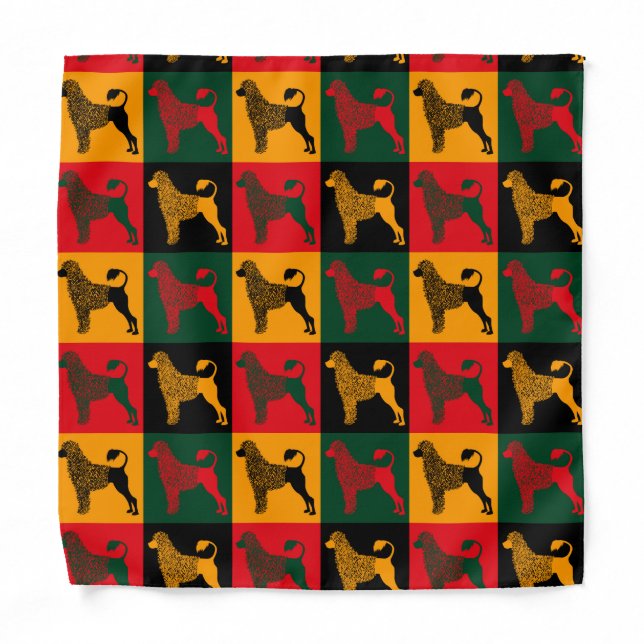The smart Portuguese water dog  Bandana (Front)