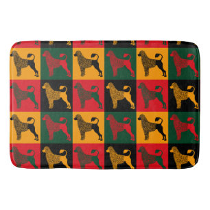 The smart Portuguese water dog  Bath Mat