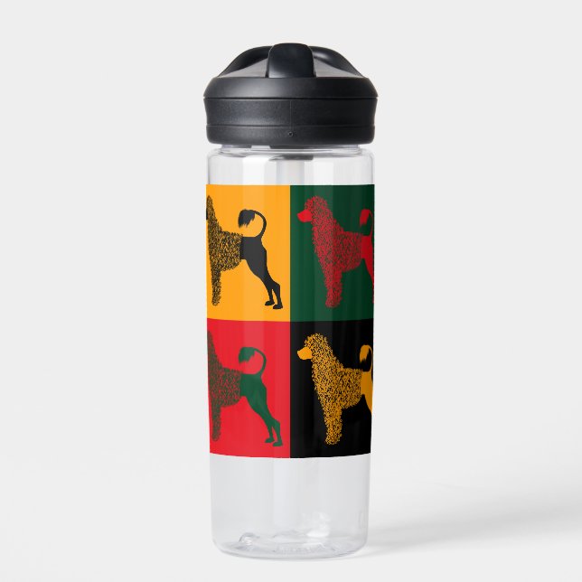 The smart Portuguese water dog  Bottle (Front)