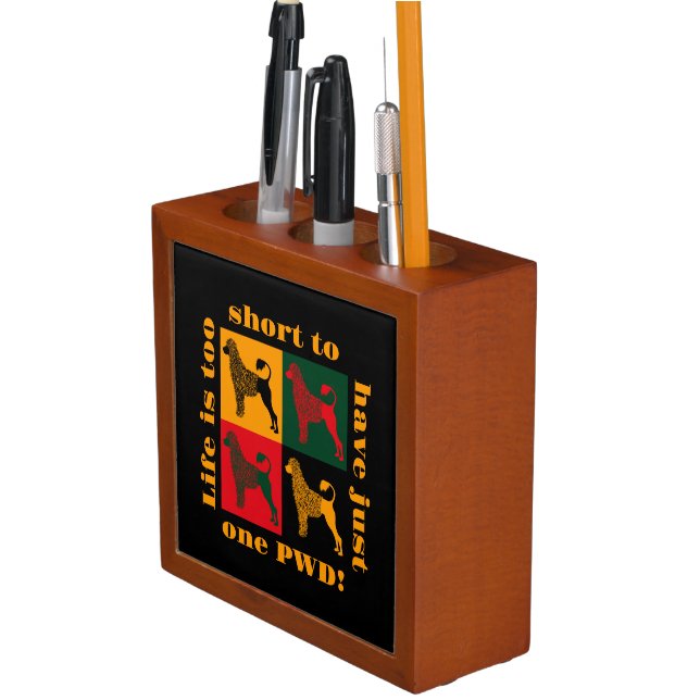 The smart Portuguese water dog  Desk Organizer (In Situ)