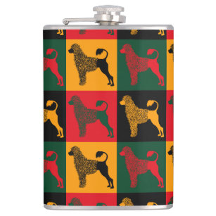 The smart Portuguese water dog  Flask