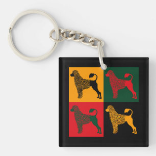 The smart Portuguese water dog  Keychain