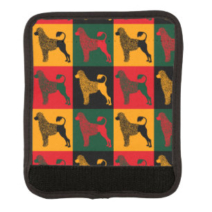 The smart Portuguese water dog  Luggage Handle Wrap
