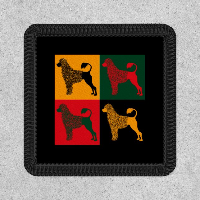 The smart Portuguese water dog  Patch (Front)