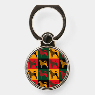 The smart Portuguese water dog  Phone Ring Stand