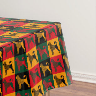 The smart Portuguese water dog Tablecloth