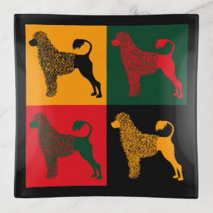 The smart Portuguese water dog Trinket Tray