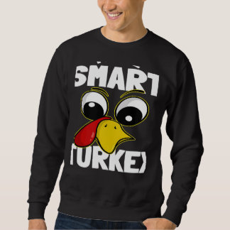 The Smart Turkey Family Group Matching Thanksgivin Sweatshirt