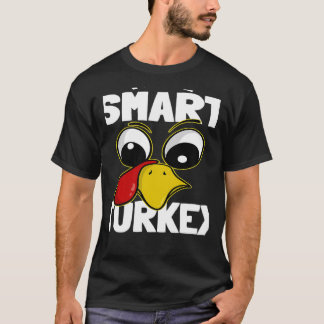 The Smart Turkey Family Group Matching Thanksgivin T-Shirt