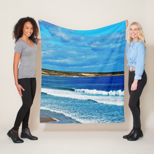 The Smell Of The Ocean Fleece Blanket