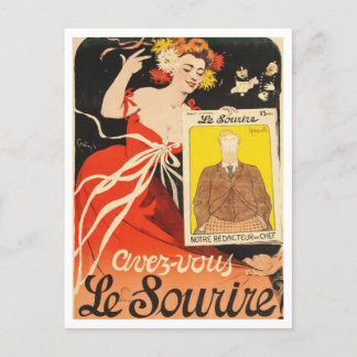 The Smile 1900 France Postcard
