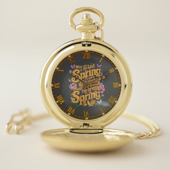 The smile of spring pocket watch (Inside)