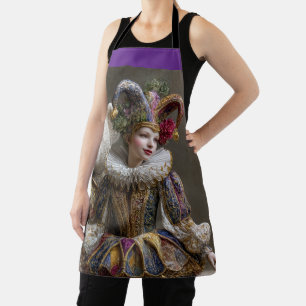 The Smile of the Arlequin and its Bear of White Pe Apron