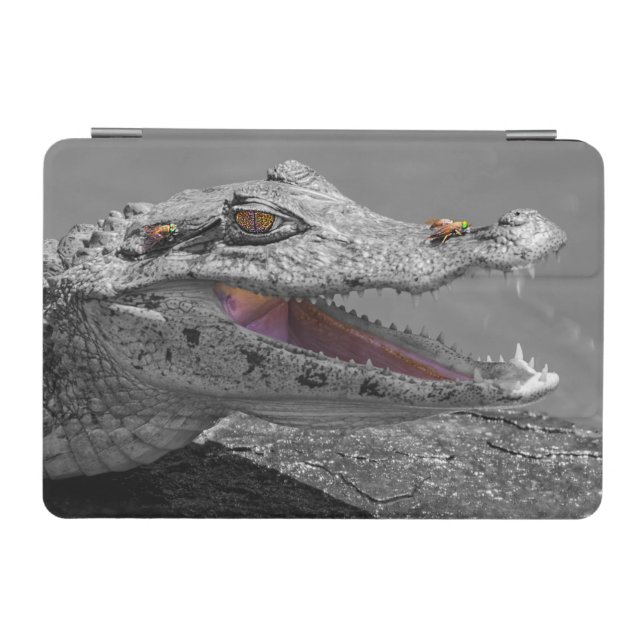 The smiling crocodile and the flies - Costa Rica iPad Mini Cover (Horizontal)