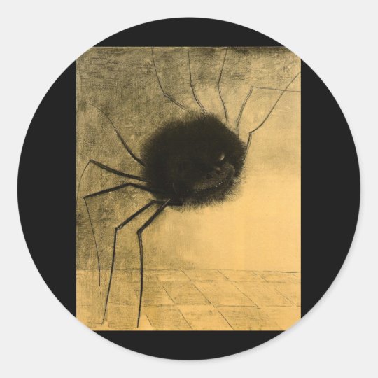 The Smiling Spider Classic Round Sticker