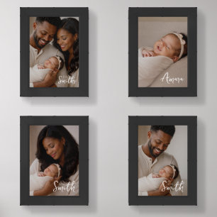 THE SMITHS newborn baby photo wall art set
