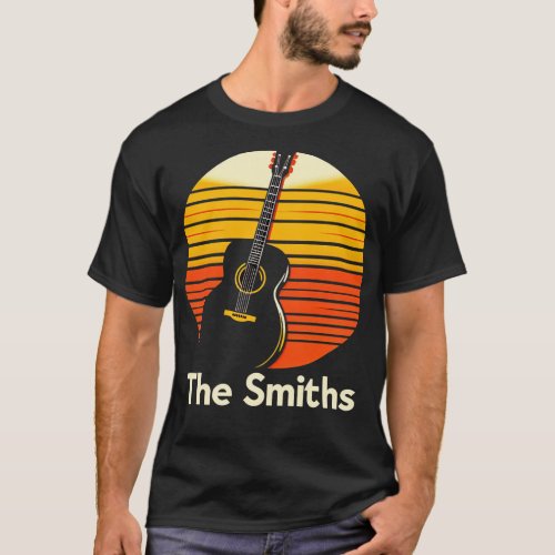 The Smiths Sunset Guitar Retro T_Shirt