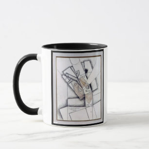The Smoker, 1912 (charcoal & red chalk on paper) Mug