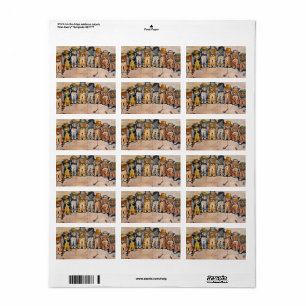 The Smoking Cats by Louis Wain Label