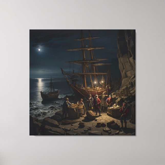 The Smugglers of 1745 Canvas Print (Front)