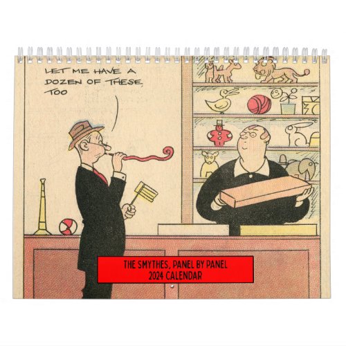 The Smythes Panel_by_Panel 2024 Wall Calendar