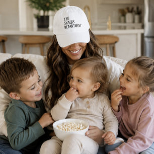 'The Snacks Department' Humor, Mother's Day Gift Hat