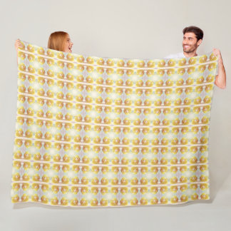 The Snail and the Magic of the Petals.1 Fleece Blanket