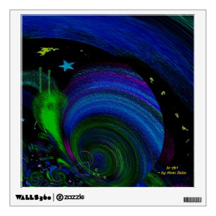 "The Snail's Midnight Walk" Wall Decal