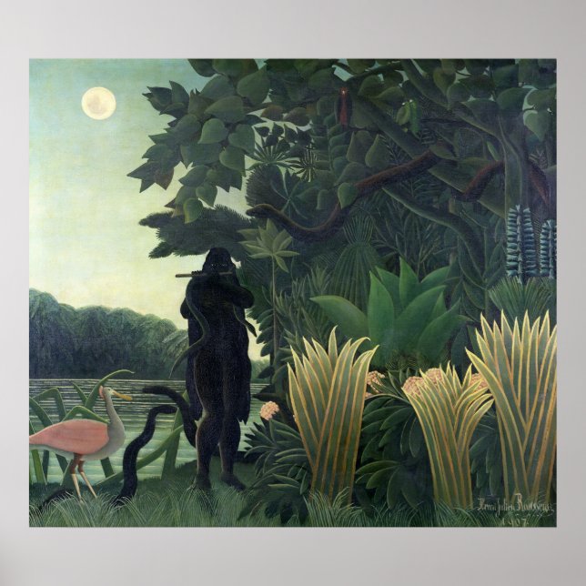 The Snake Charmer, 1907 Poster (Front)