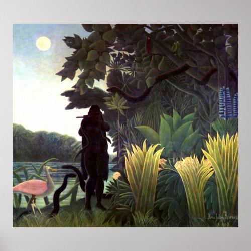 The Snake Charmer by Henri Rousseau Poster