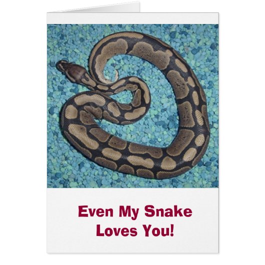 The Snake Company Card - Love (Front)
