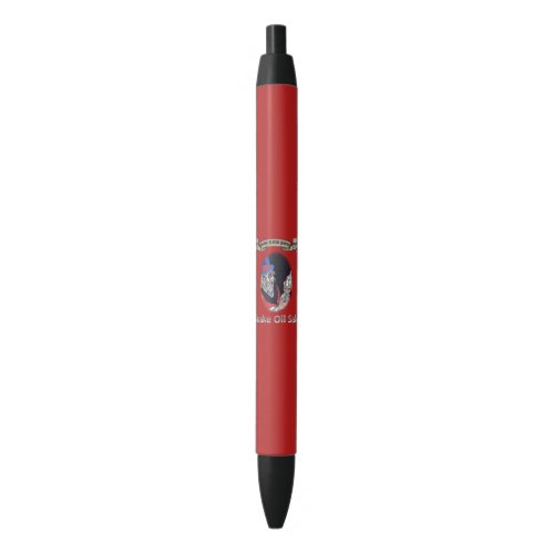 The Snake Oil Salesman Crimson Mist Black Ink Pen