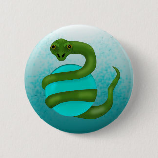 The Snake Pinback Button