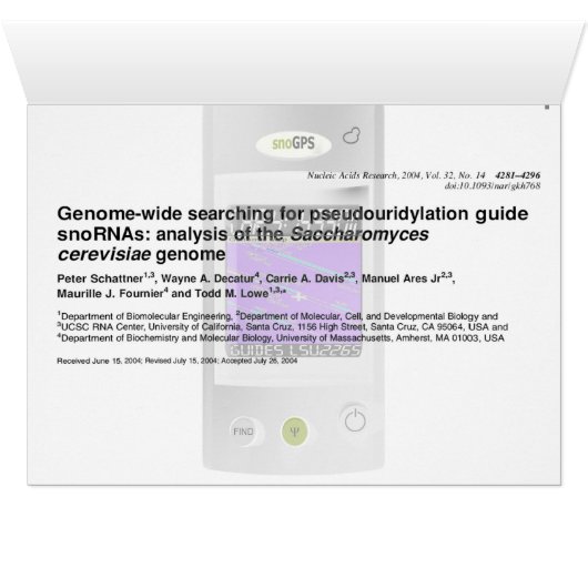 the snoGPS card (Inside Horizontal (Bottom))