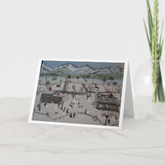 The Snow Ball Fight Card