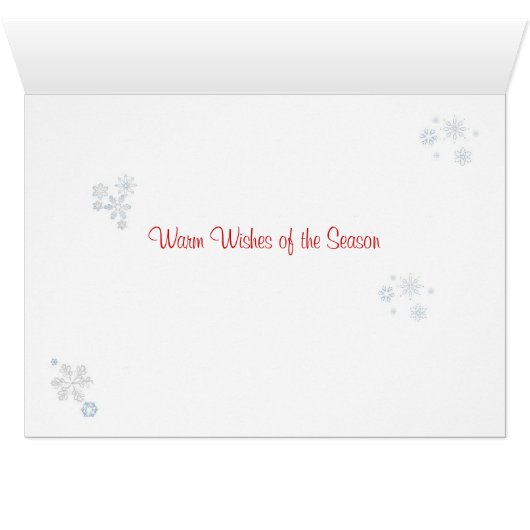 'The Snow Day' Holiday Card - Season's Greetings (Inside Horizontal (Bottom))