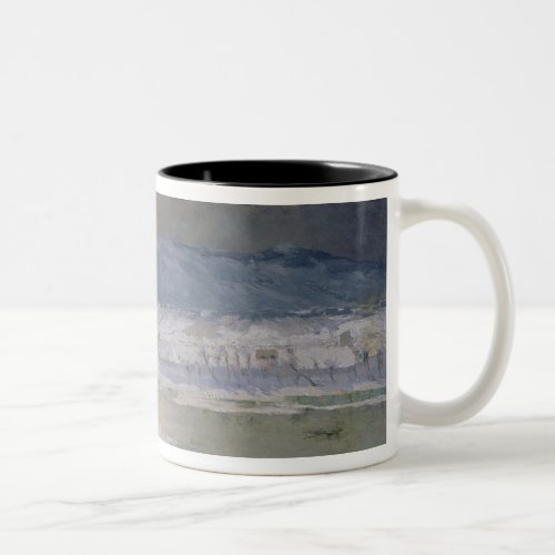 The Snow in the Auvergne 1886 Two_Tone Coffee Mug