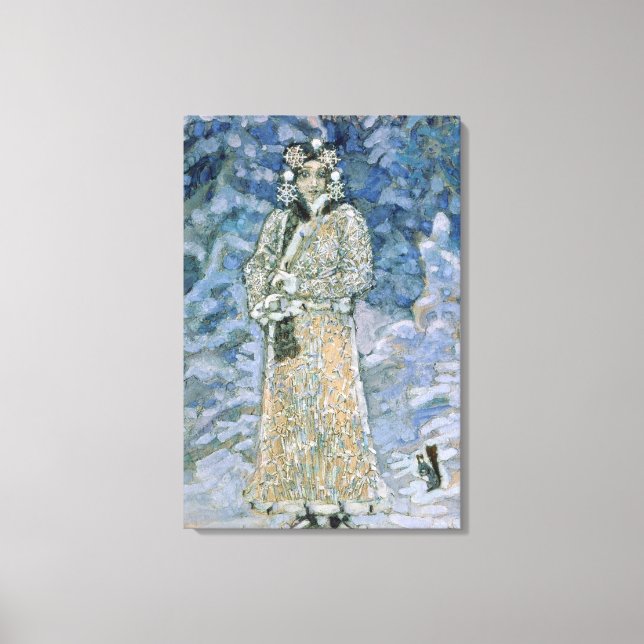 The Snow Maiden, a sketch for the Opera Canvas Print (Front)