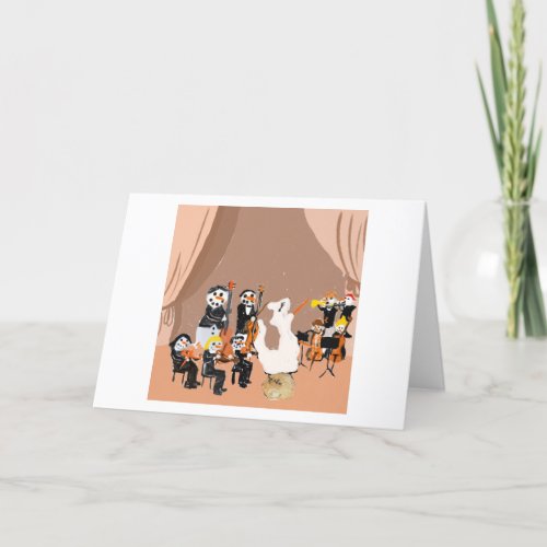 The Snow ️ People Orchestra Thank You Card