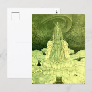 The Snow Queen by Edmund Dulac illustrations  Postcard