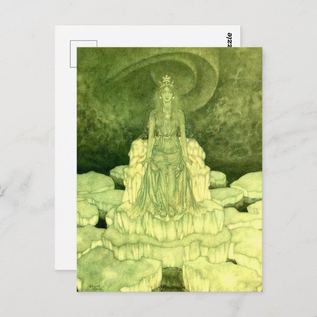 The Snow Queen by Edmund Dulac illustrations  Postcard (Front/Back)