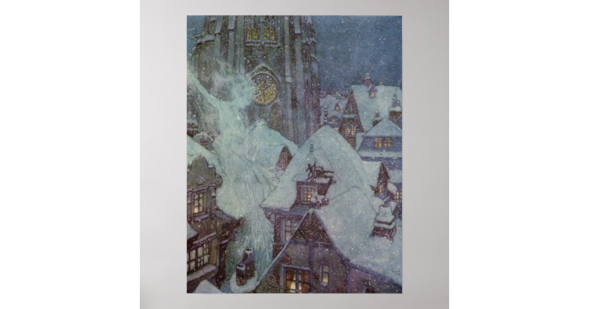the snow queen by Edmund Dulac Poster | Zazzle