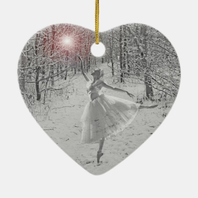 The Snow Queen Ceramic Ornament (Back)