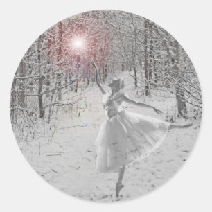 The Snow Queen Classic Round Sticker